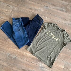 Calvin Klein Women's Ultimate Skinny Stretch Jeans Bundle Size 2